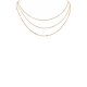 Brass Metal Layered Necklace
